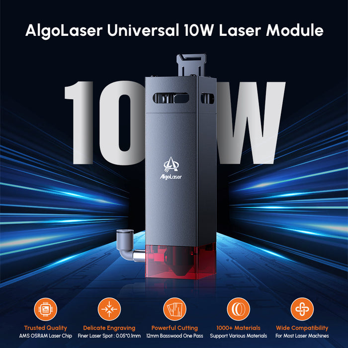 AlgoLaser 10W Laser Module - High-Power Upgrade for All Engravers