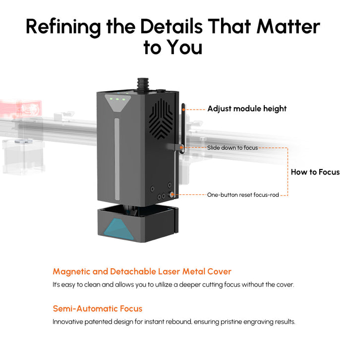 AlgoLaser Delta 22W Diode Laser Engraver - High-Speed Performance