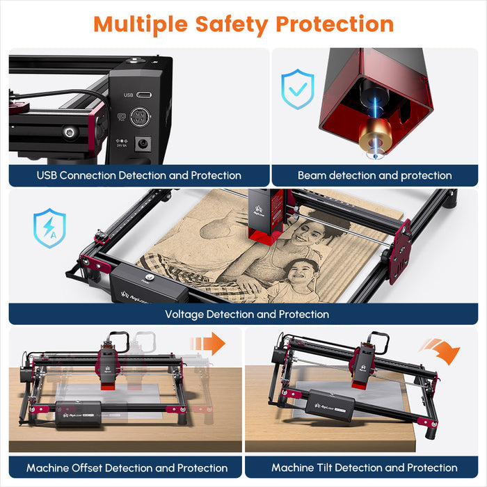 AlgoLaser DIY KIT MINI Laser Engraver - Compact Precision Cutter