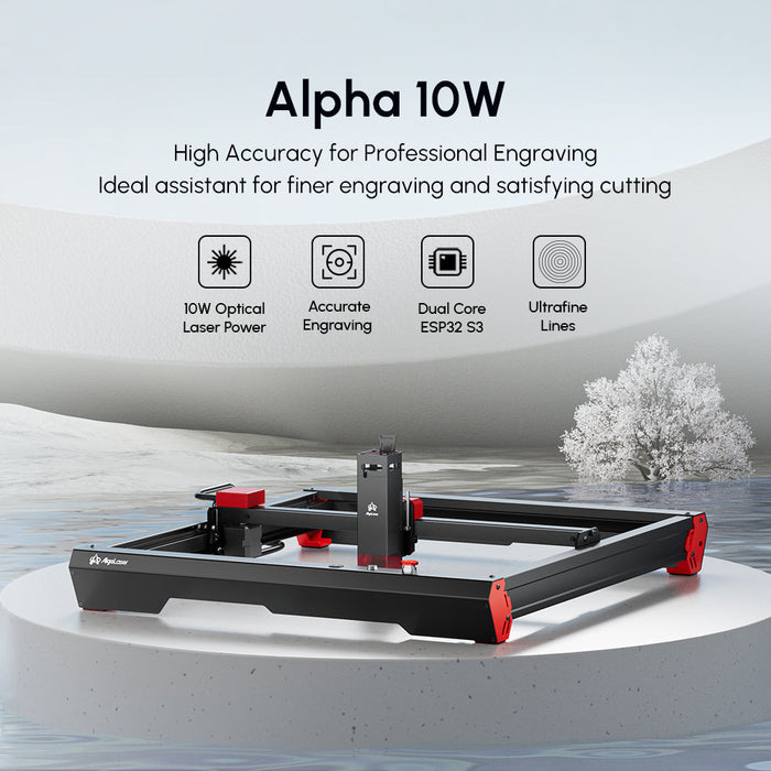 AlgoLaser Alpha 22W&10W Dual Laser Engraver - Versatile Crafting Tool