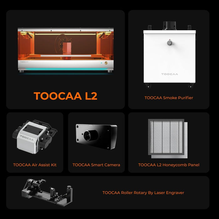 TOOCAA L2 Desktop Laser Engraver & Cutter