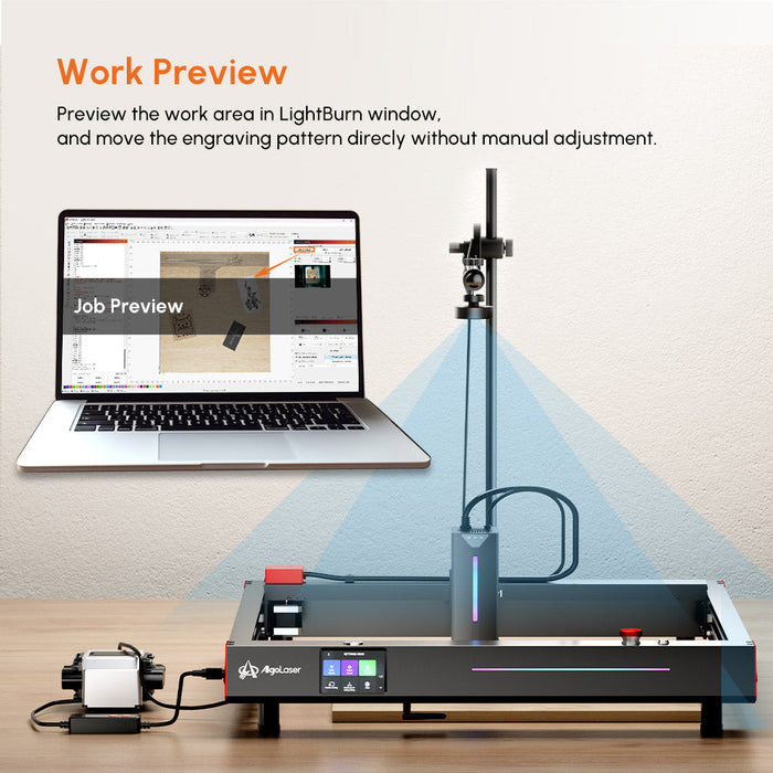 AlgoLaser Lightburn Smart Camera Set - Precision Alignment System