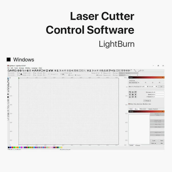 AlgoLaser LightBurn Software License - Professional Engraving Control