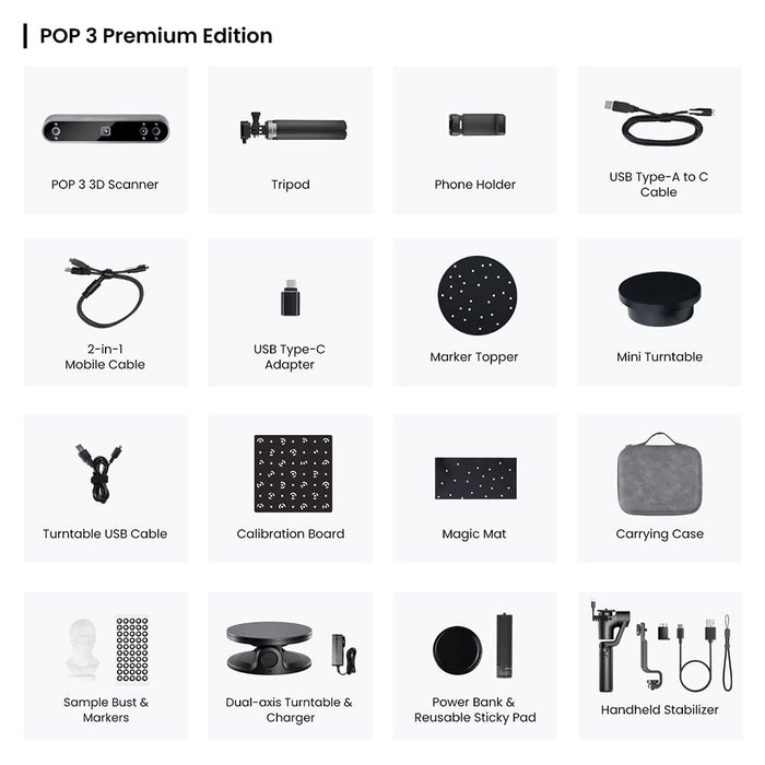 Revopoint POP 3: The Handheld 3D Scanner with Color Scans - Revopoint