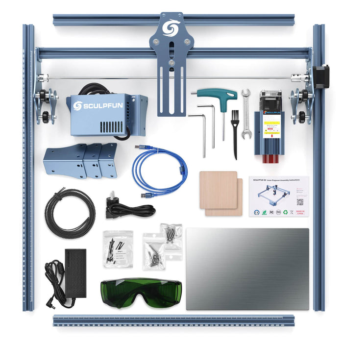 SCULPFUN S9 5.5W Laser Engraver With 0.06mm Ultra-Fine Compressed Spot