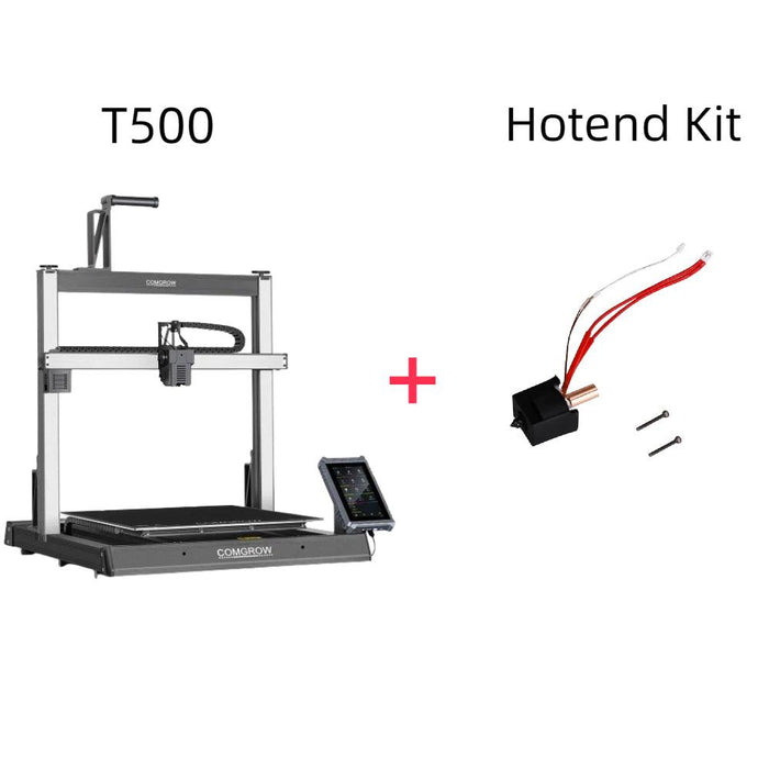 Comgrow T500 Large 3d Printer 7" Klipper Direct Drive Xyz Linear Rails 500*500*500mm