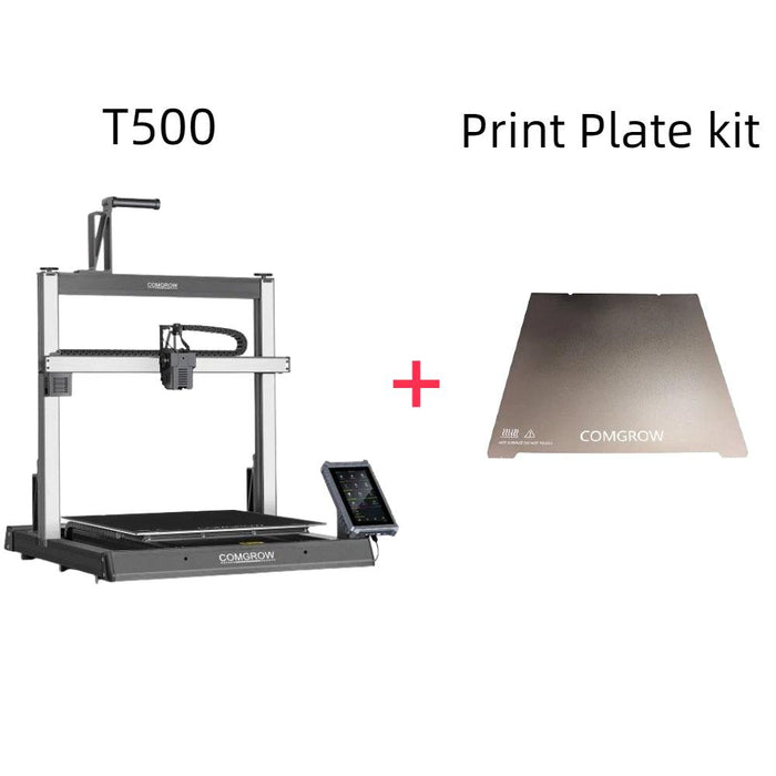 Comgrow T500 Large 3d Printer 7" Klipper Direct Drive Xyz Linear Rails 500*500*500mm