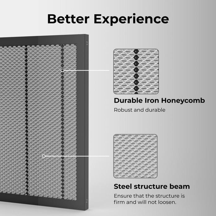 TOOCAA Laser Cutting & Engraving 400mm*400mm Honeycomb Working Panel