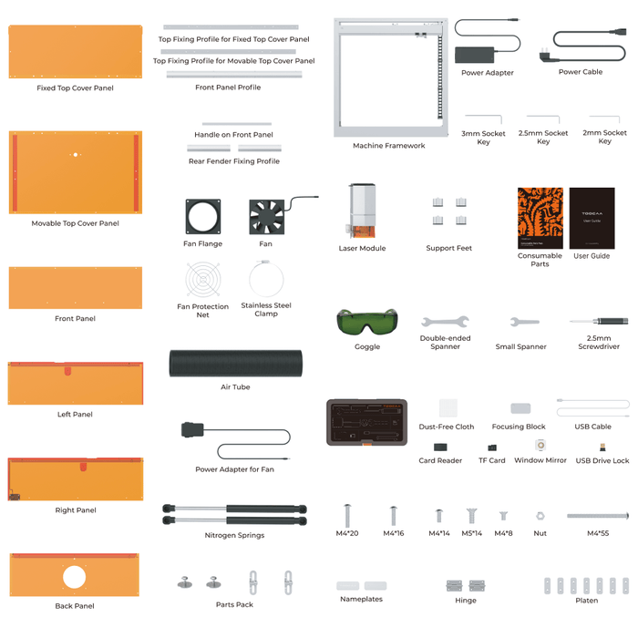 TOOCAA L2 Desktop Laser Engraver & Cutter