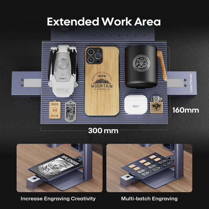 LaserPecker LP4 - The World's First Dual-laser Engraver for Almost All Materials