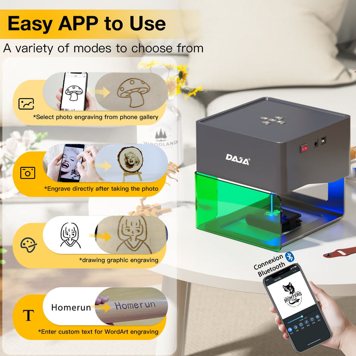 MR.CARVE DJ6 Portable Laser Engraver Machine