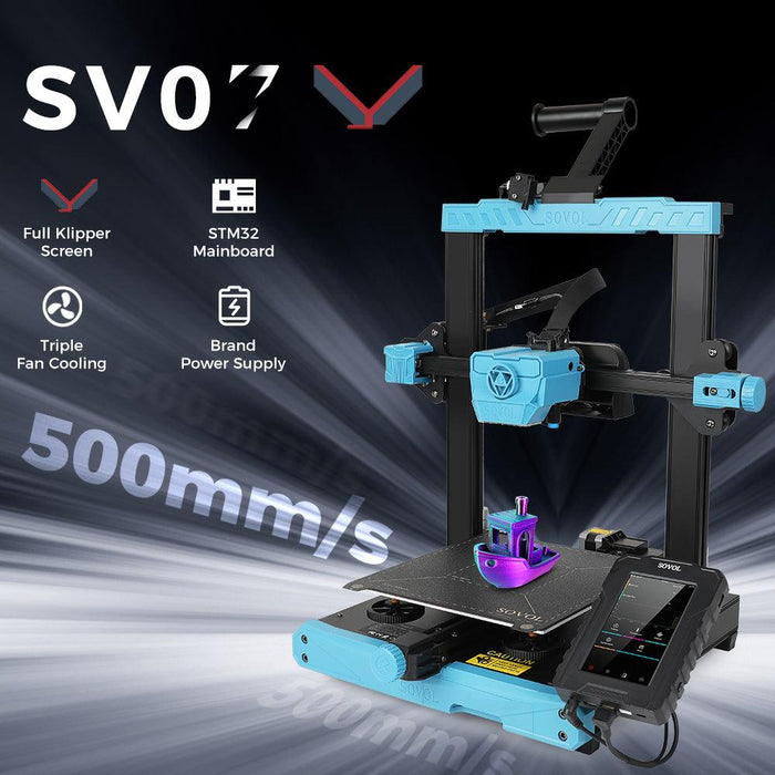 Sovol SV07 Klipper 3D Printer Fast 3D Printing With Speed Up to 500mm/s