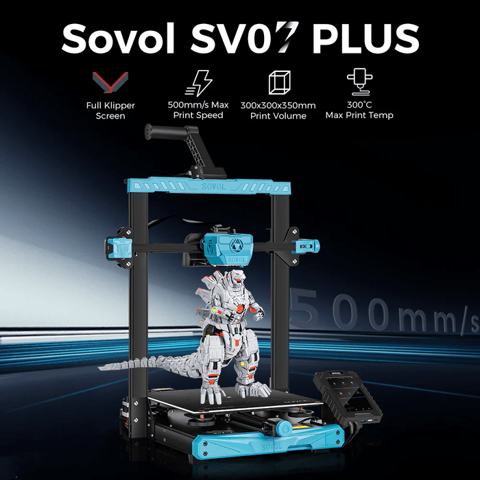 Sovol SV07 Plus Large Klipper 3D Printer Max Speed 500mm/s 300mm*300mm*350mm