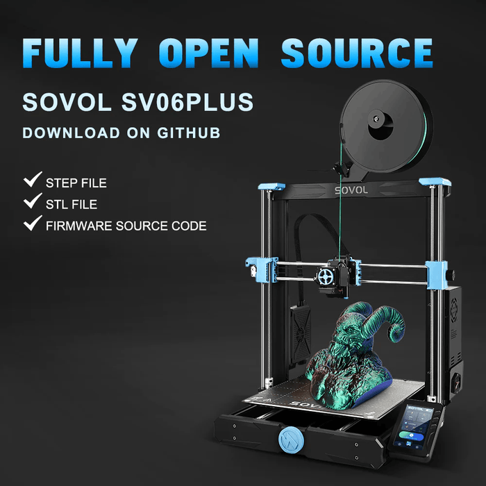 Sovol SV06 Plus 250mm/s Fully Open Source 3D Printer with Linear Rail Structure