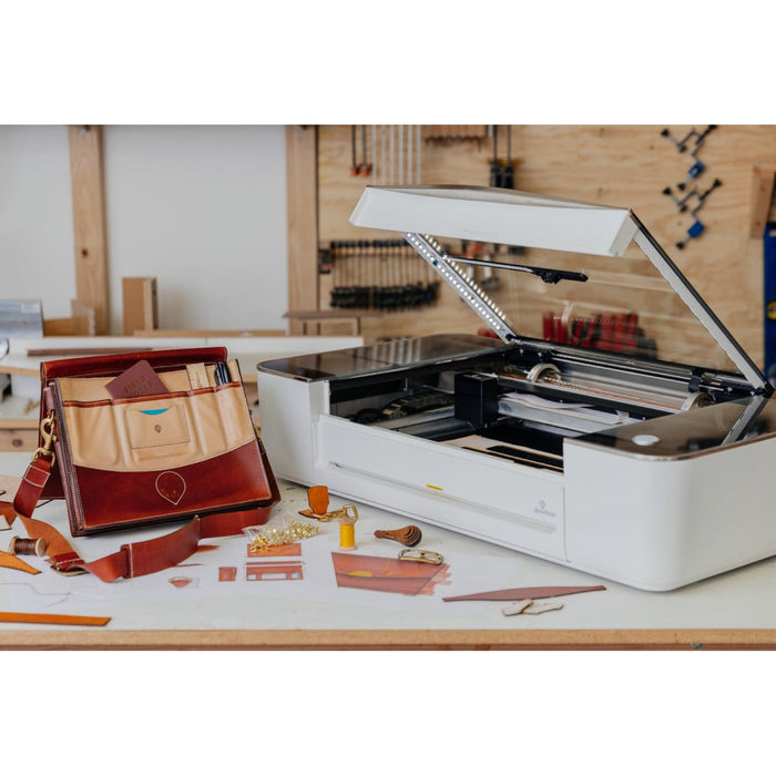 Glowforge Pro 45 Watt 3D Laser Cutter, Engraver - White